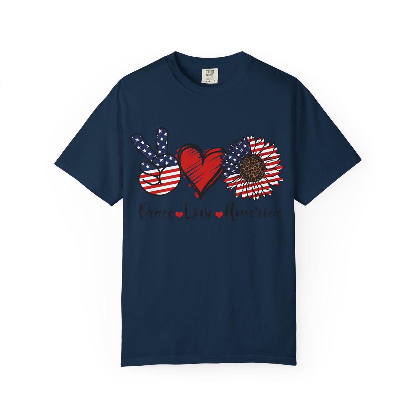 Peace. Love. America. With a Lil’ Wild Side Tee