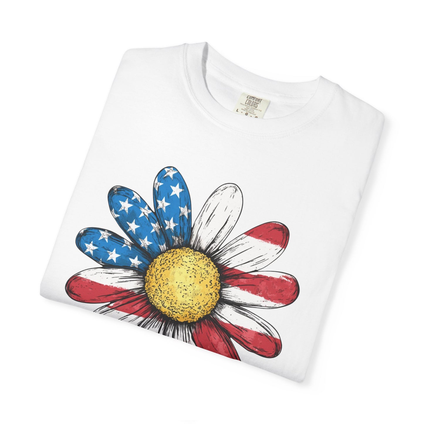 Patriotic Sunflower Tee