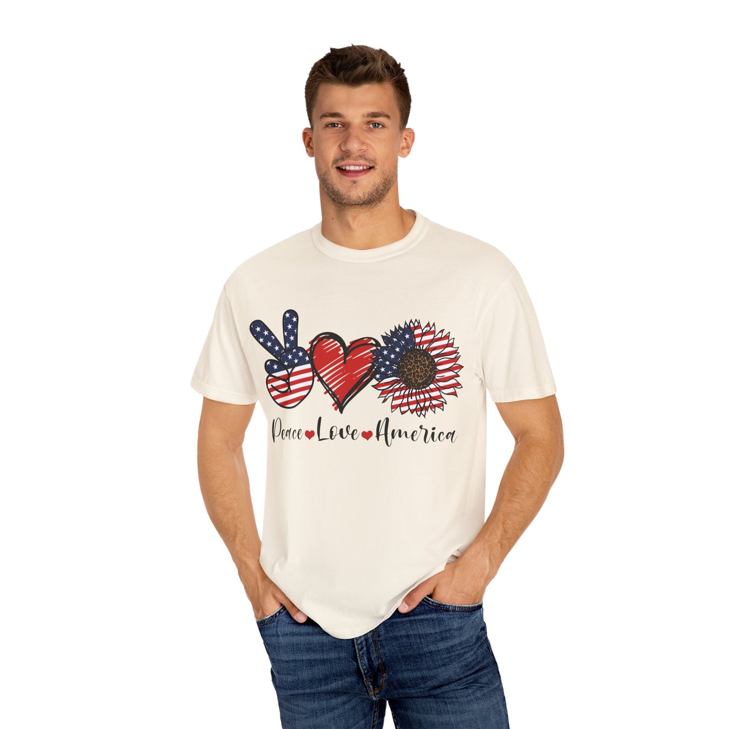Peace. Love. America. With a Lil’ Wild Side Tee