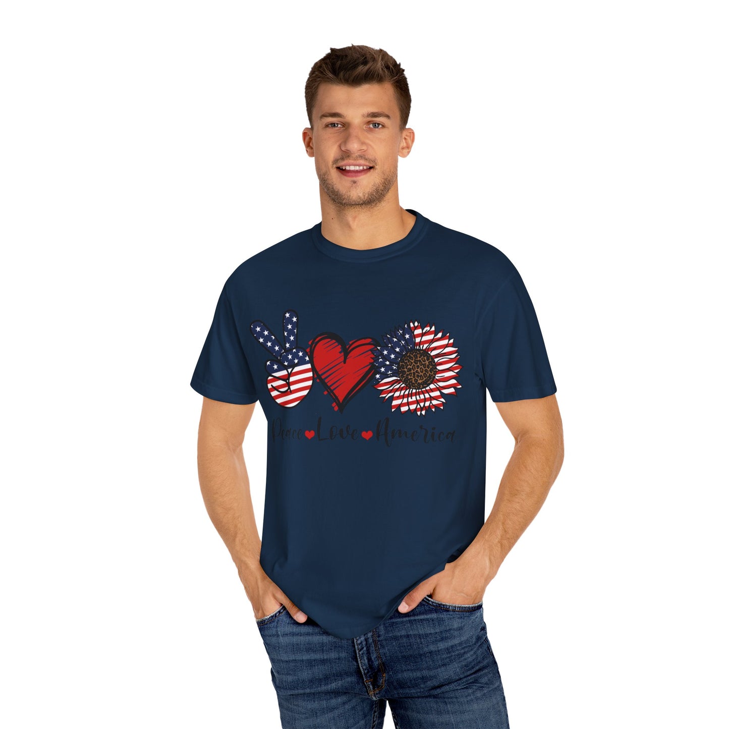 Peace. Love. America. With a Lil’ Wild Side Tee
