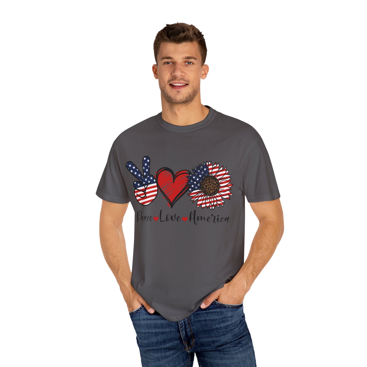 Peace. Love. America. With a Lil’ Wild Side Tee