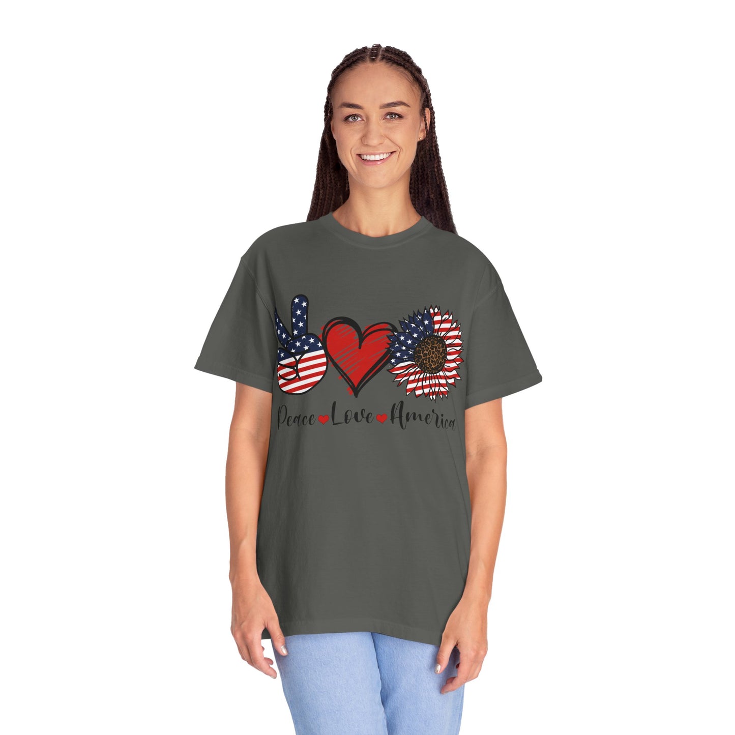 Peace. Love. America. With a Lil’ Wild Side Tee