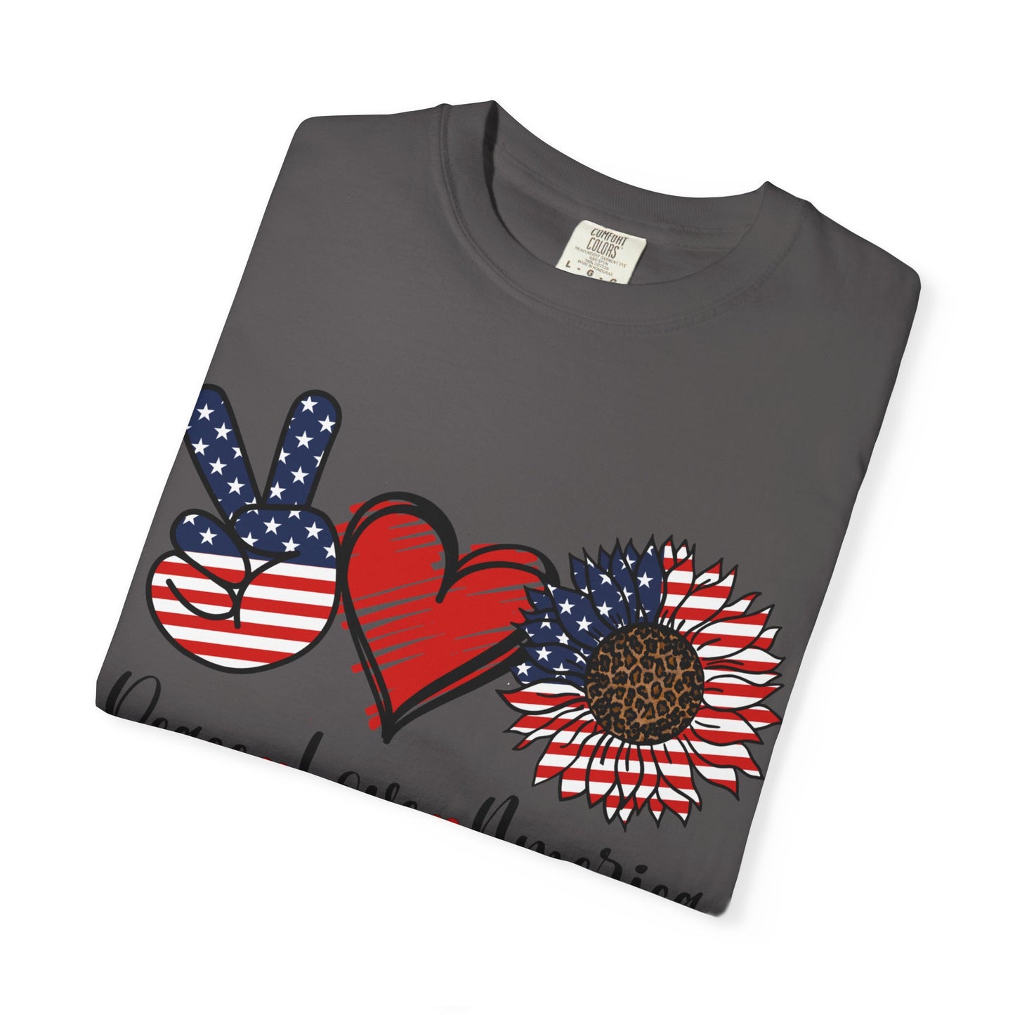 Peace. Love. America. With a Lil’ Wild Side Tee