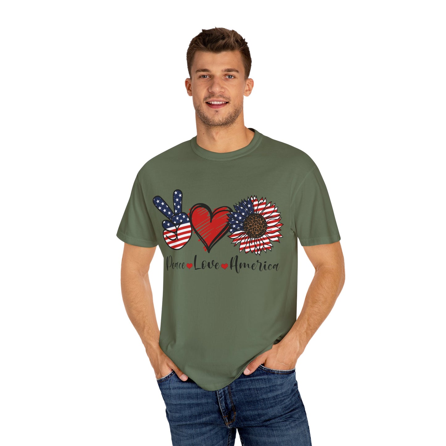 Peace. Love. America. With a Lil’ Wild Side Tee