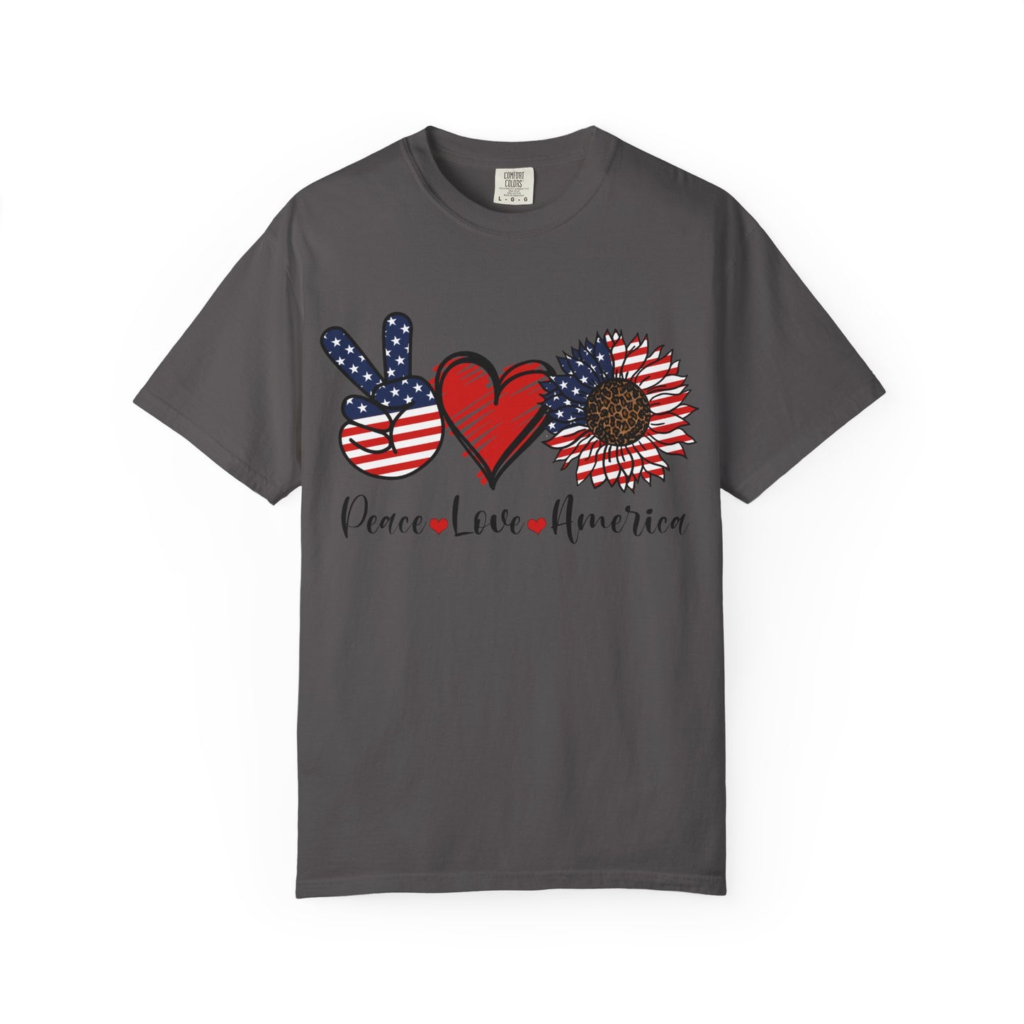Peace. Love. America. With a Lil’ Wild Side Tee