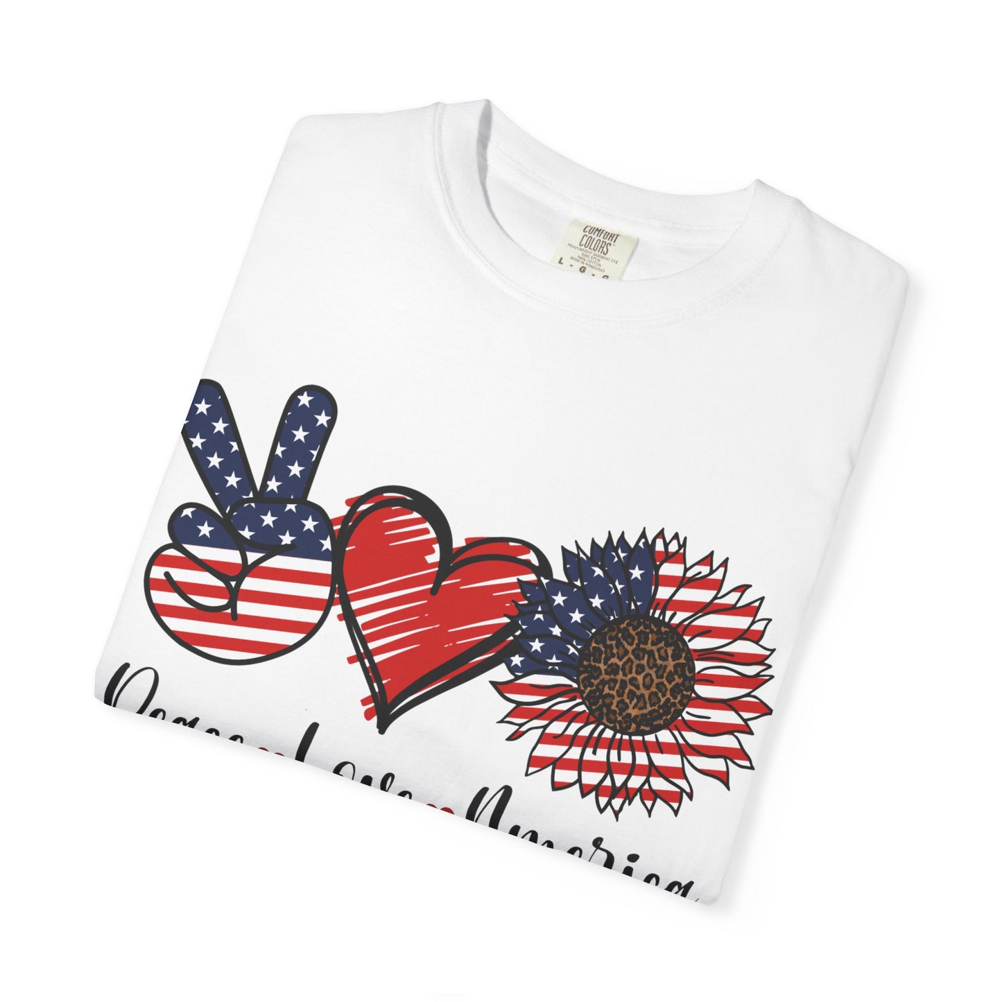 Peace. Love. America. With a Lil’ Wild Side Tee