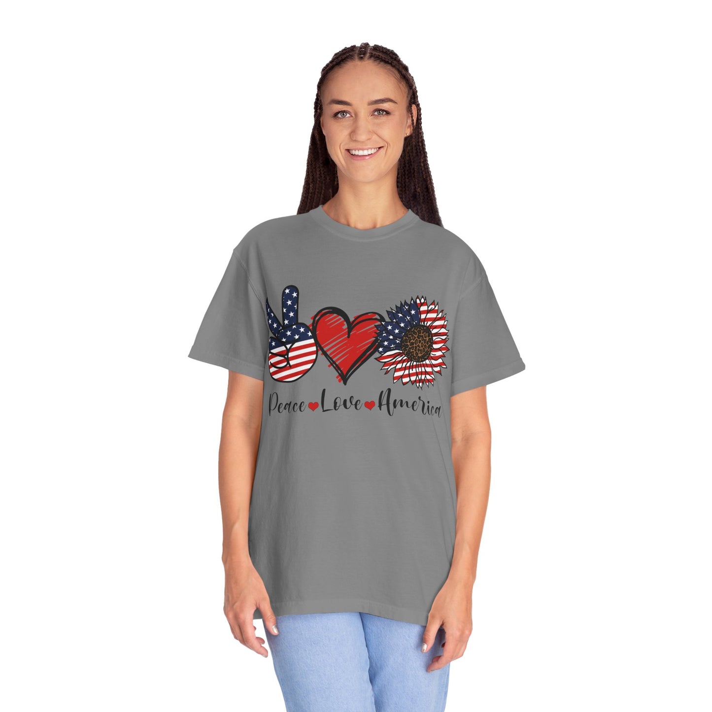 Peace. Love. America. With a Lil’ Wild Side Tee