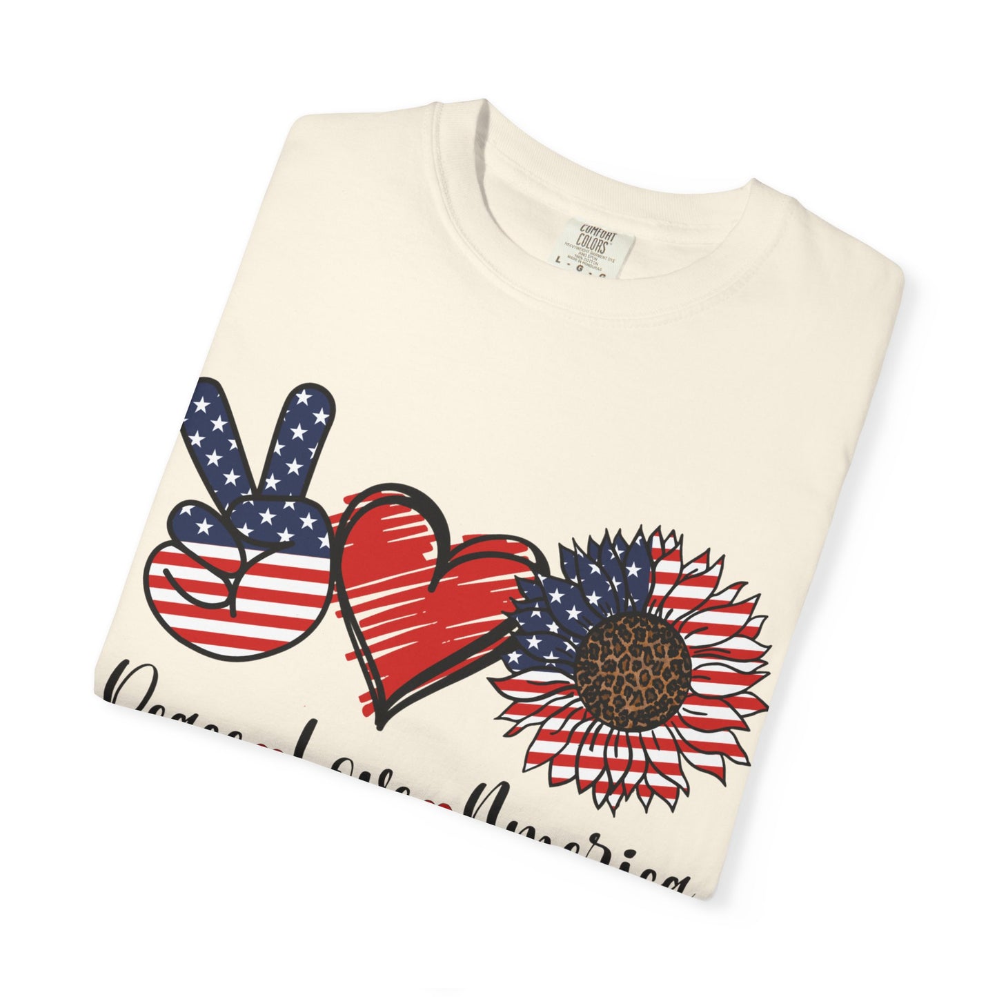 Peace. Love. America. With a Lil’ Wild Side Tee