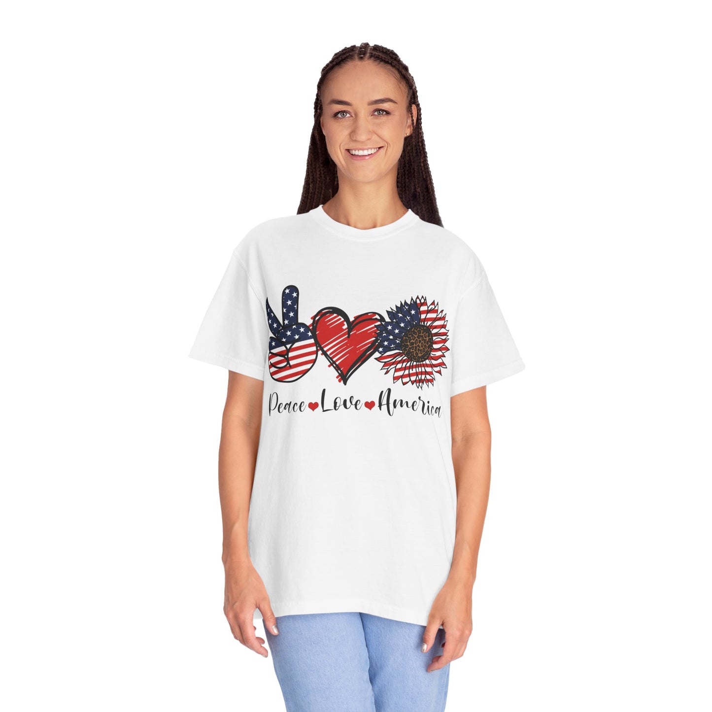 Peace. Love. America. With a Lil’ Wild Side Tee