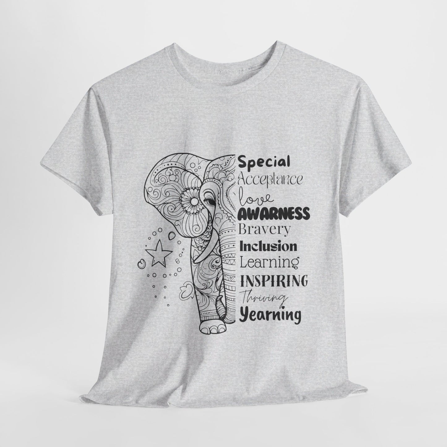 SalAbility Valor Adult Tee: Acceptance and Bravery