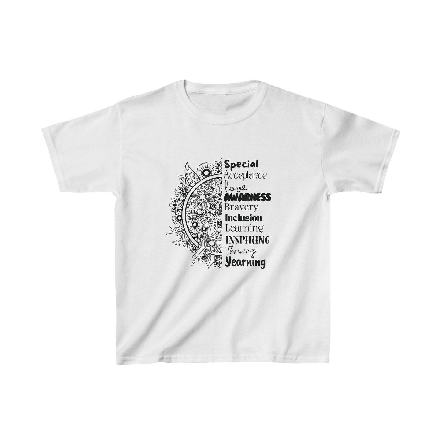 Kids Tee: SalAbility Triumph Shirt for Bravery and Inclusion