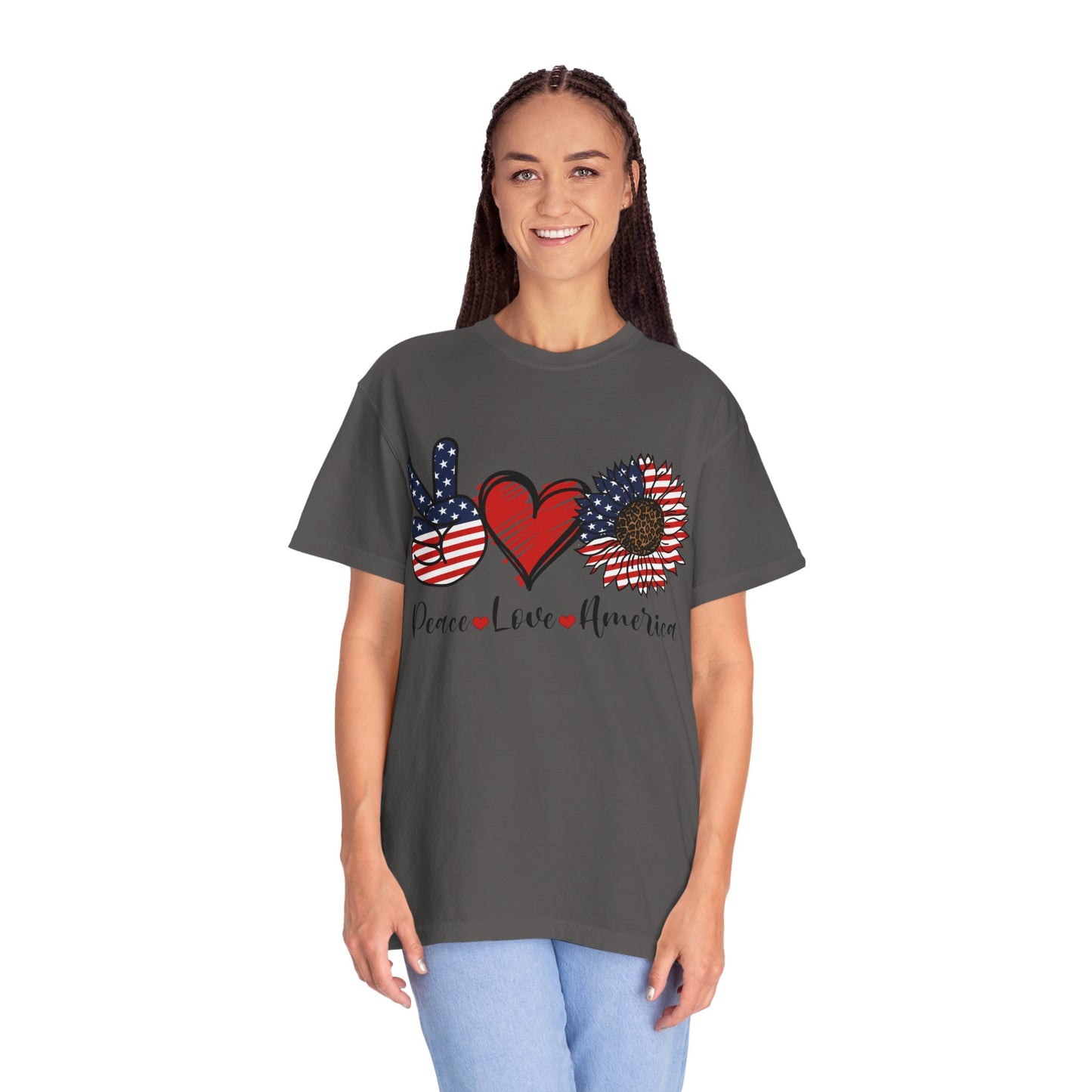 Peace. Love. America. With a Lil’ Wild Side Tee