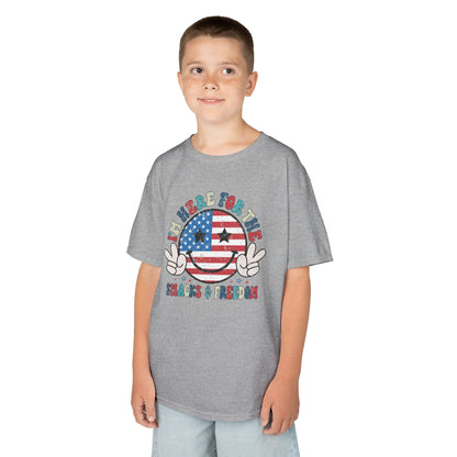 Kids American Here for the Snacks Tee