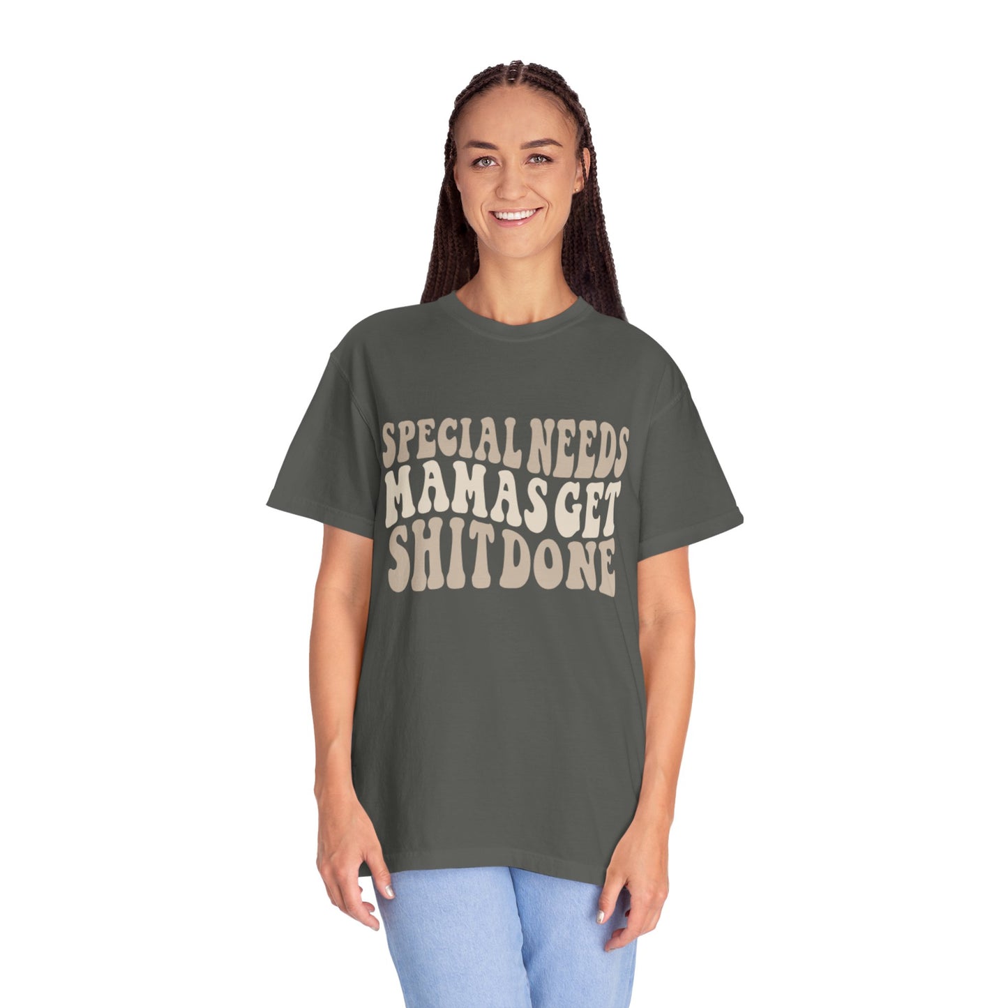 Special Needs Mama Unisex Garment-Dyed T-Shirt | Comfortable & Supportive Apparel Tik tok