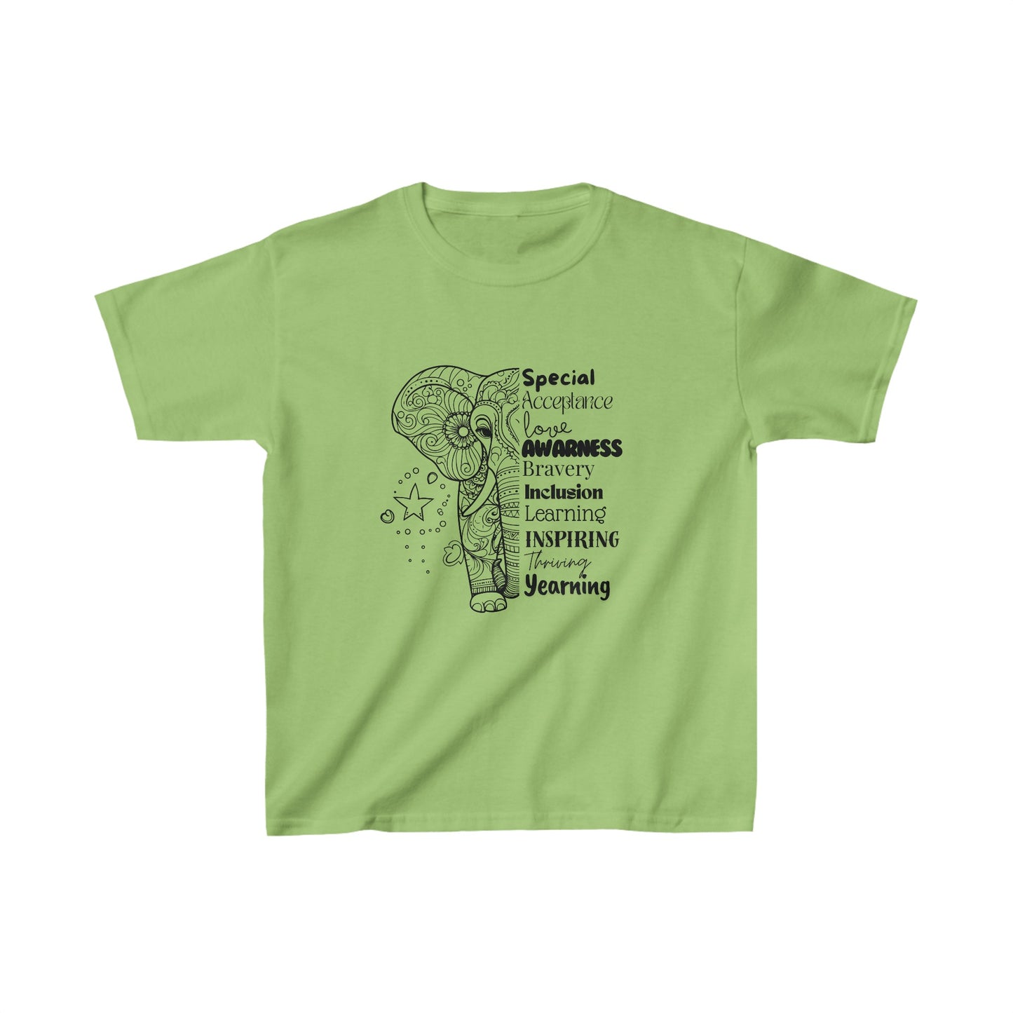 Kids Tee- SalAbility Braveheart Shirt for Awareness and Learning