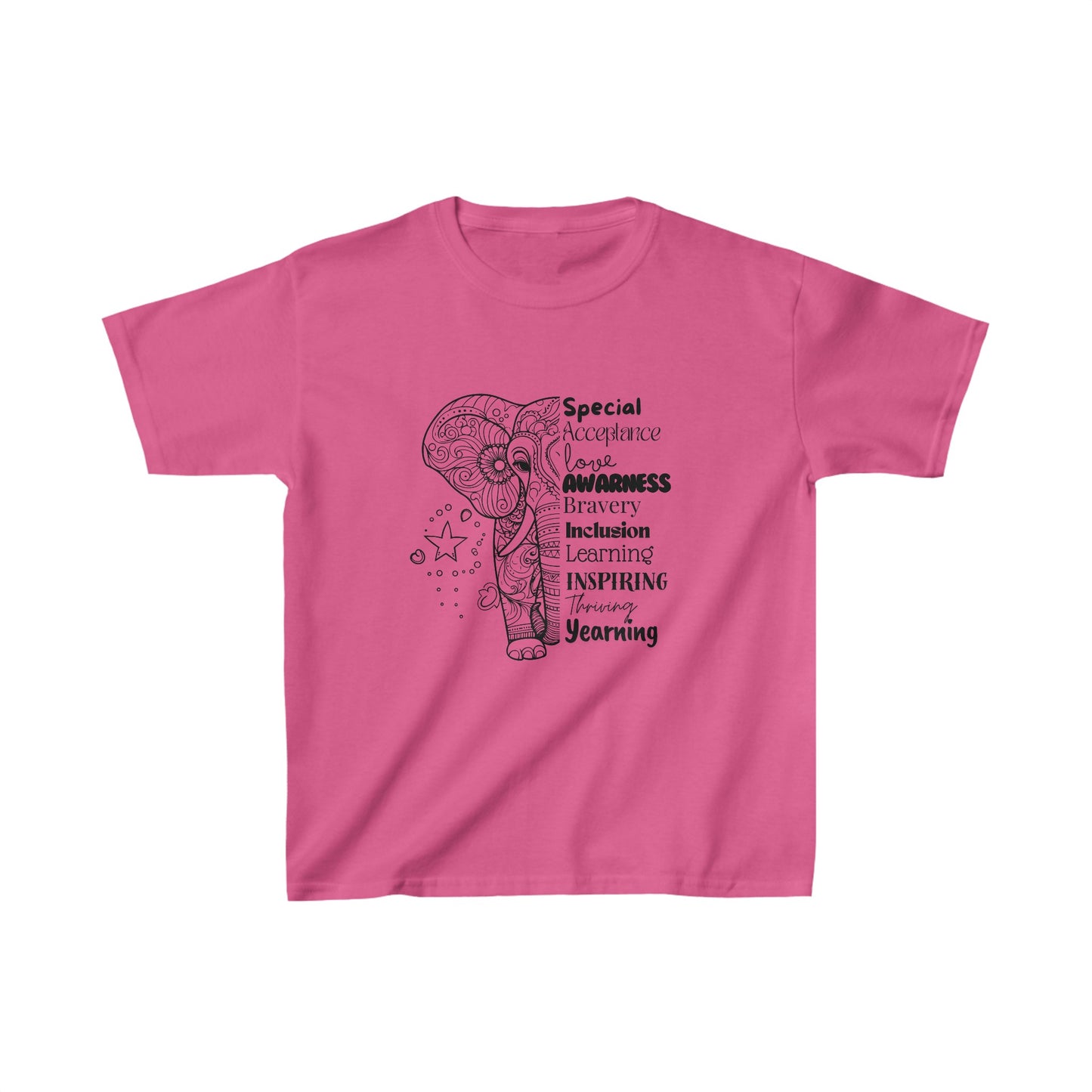 Kids Tee- SalAbility Braveheart Shirt for Awareness and Learning