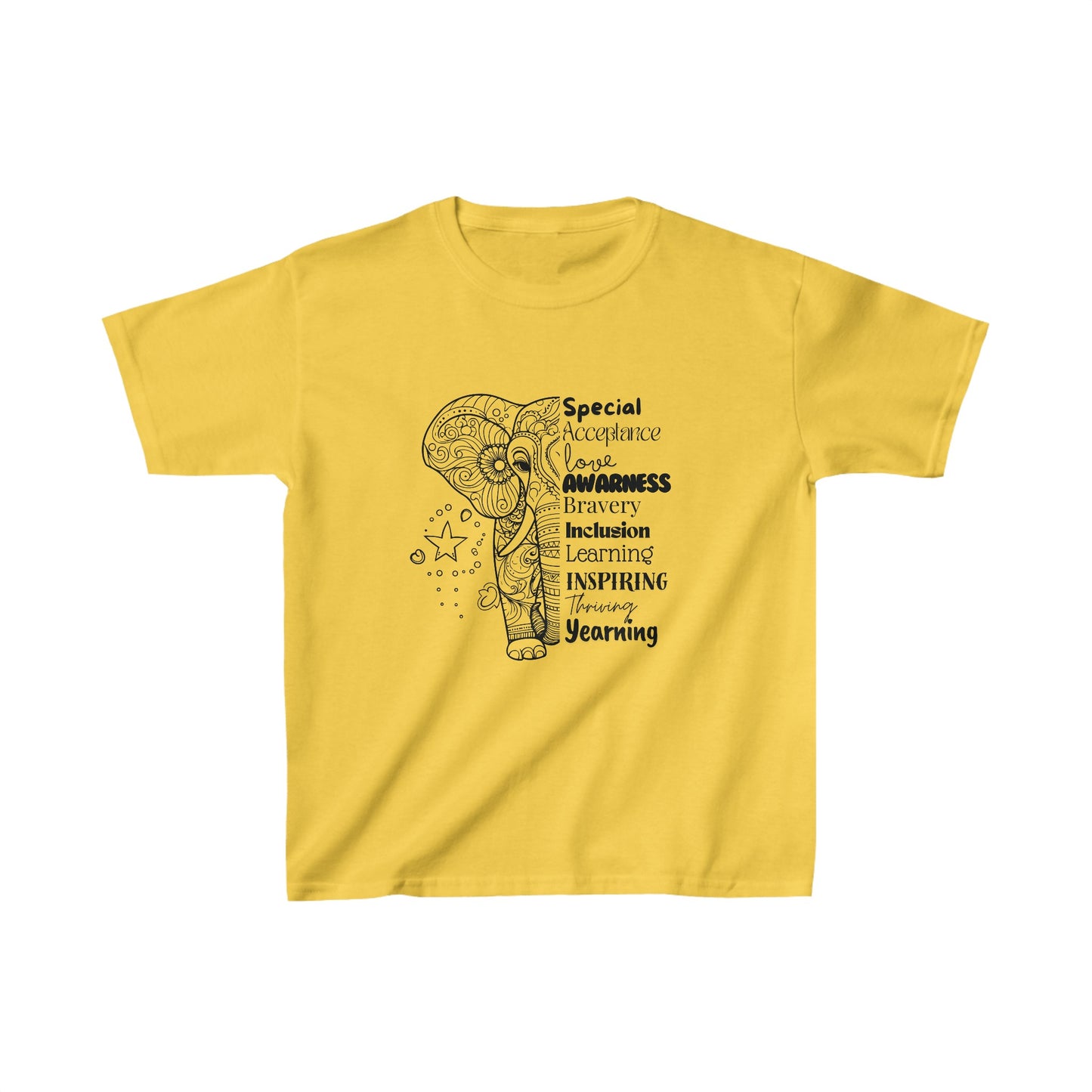 Kids Tee- SalAbility Braveheart Shirt for Awareness and Learning