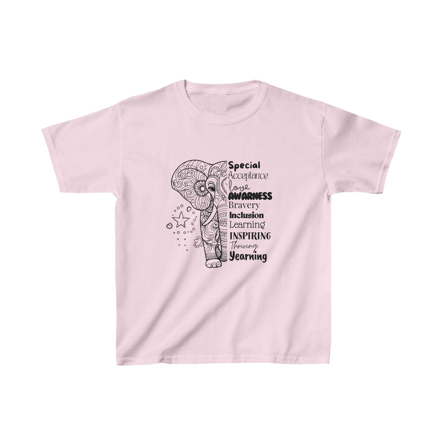 Kids Tee- SalAbility Braveheart Shirt for Awareness and Learning