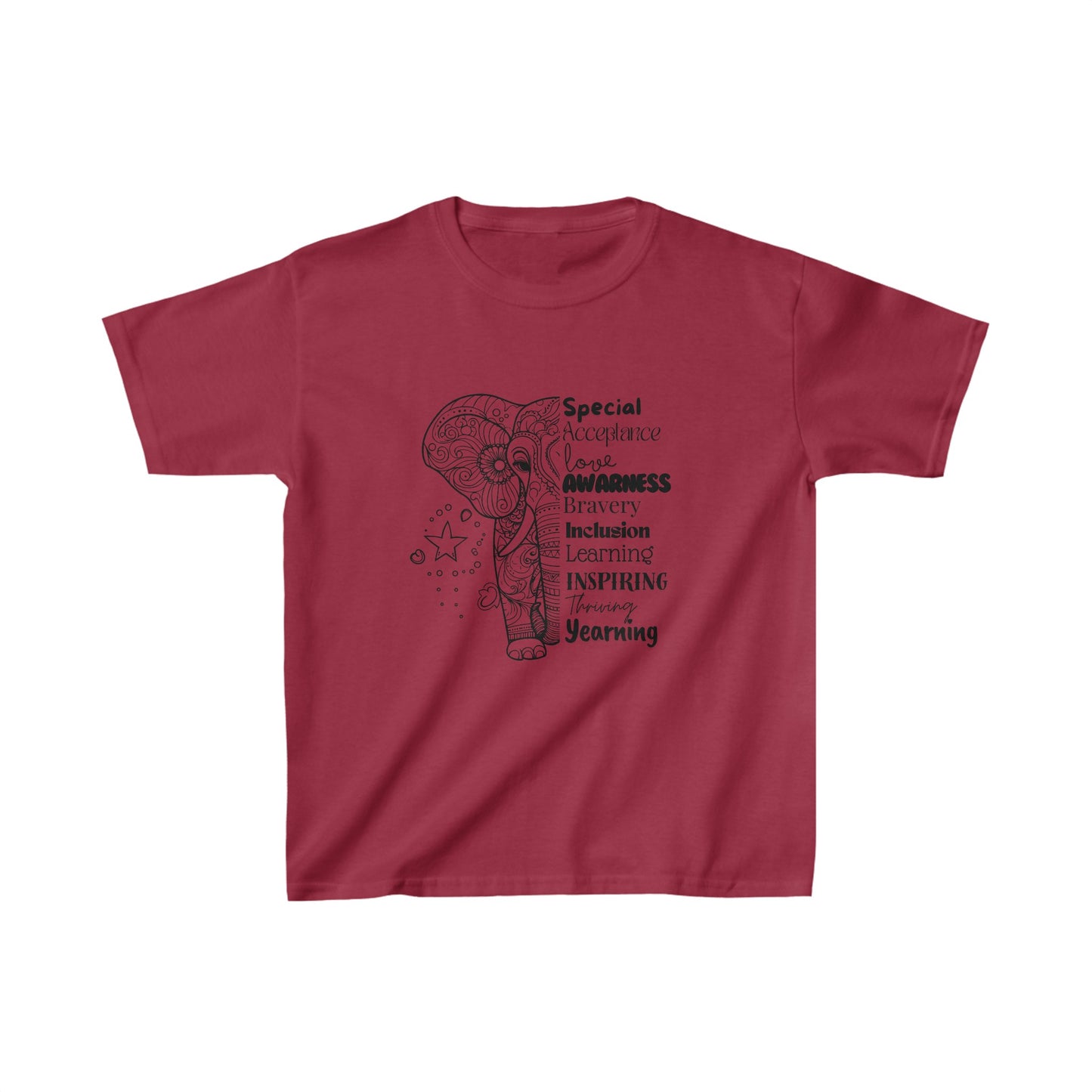 Kids Tee- SalAbility Braveheart Shirt for Awareness and Learning