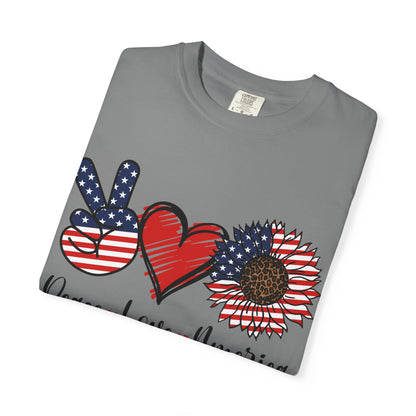 Peace. Love. America. With a Lil’ Wild Side Tee