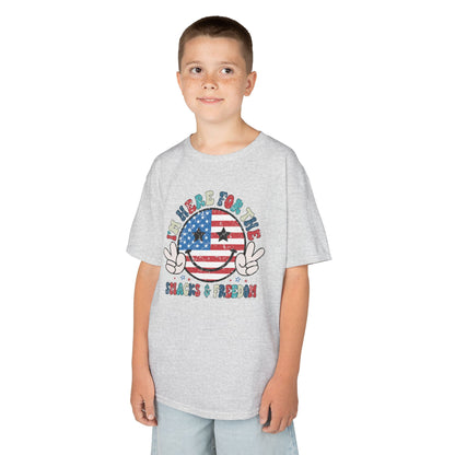 Kids American Here for the Snacks Tee