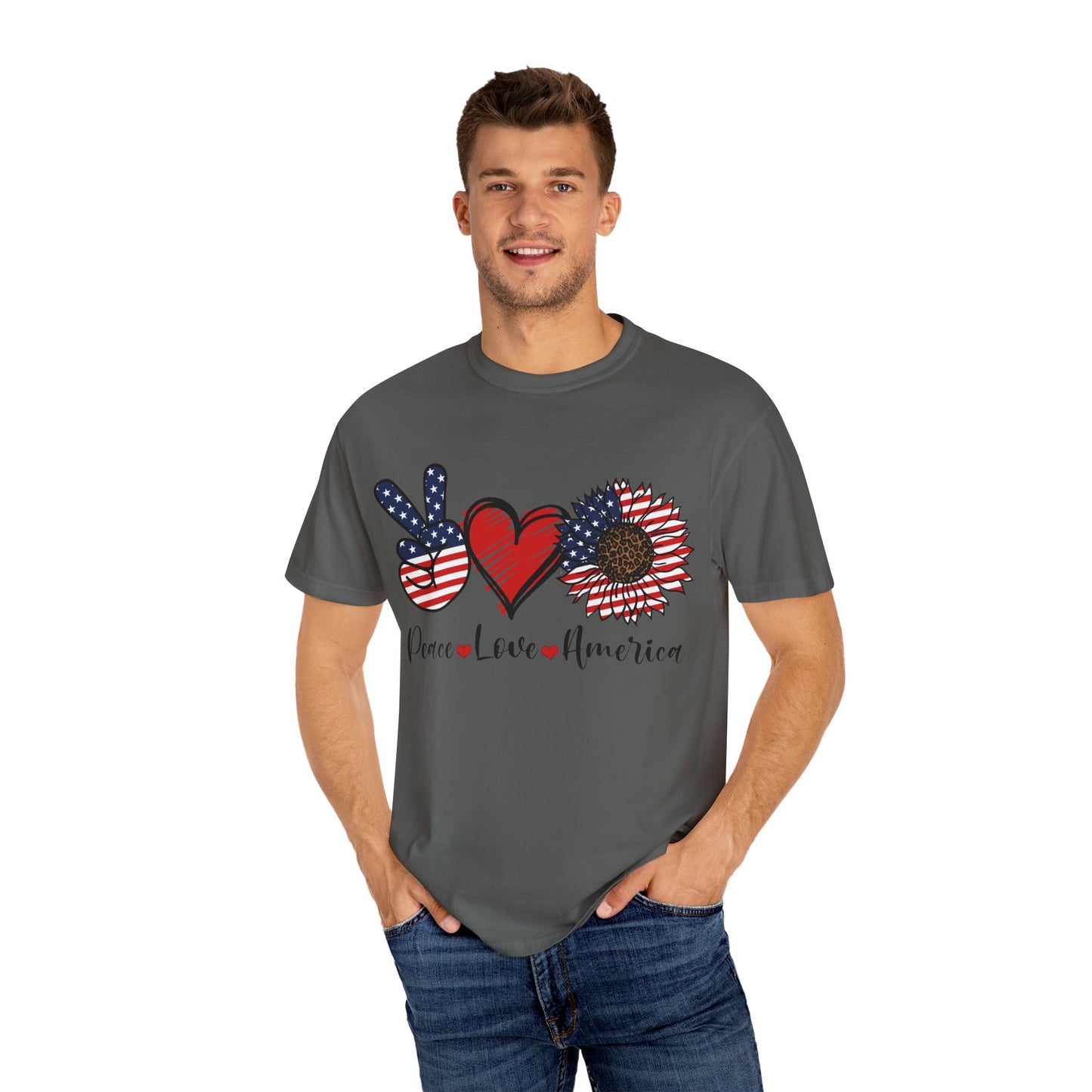 Peace. Love. America. With a Lil’ Wild Side Tee