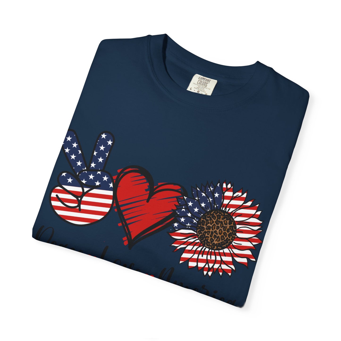 Peace. Love. America. With a Lil’ Wild Side Tee
