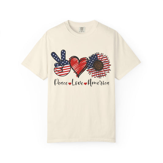 Peace. Love. America. With a Lil’ Wild Side Tee