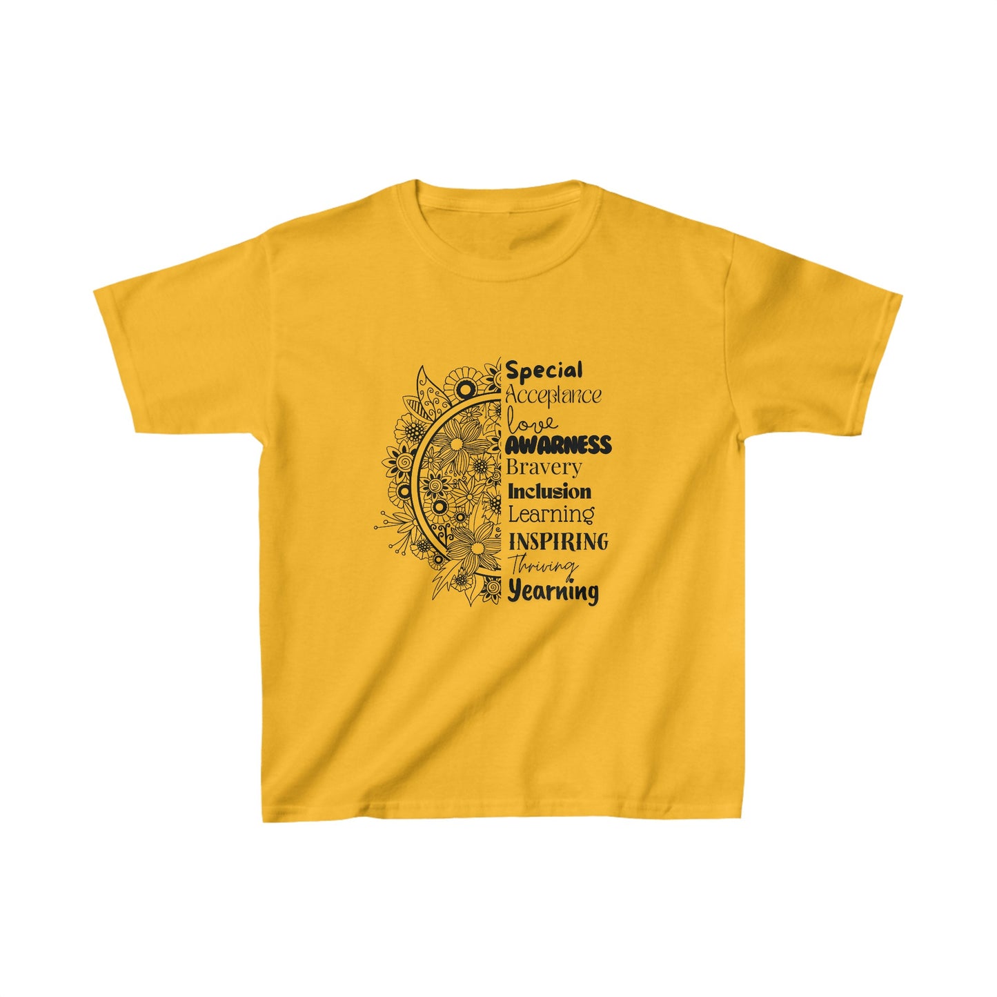 Kids Tee: SalAbility Triumph Shirt for Bravery and Inclusion