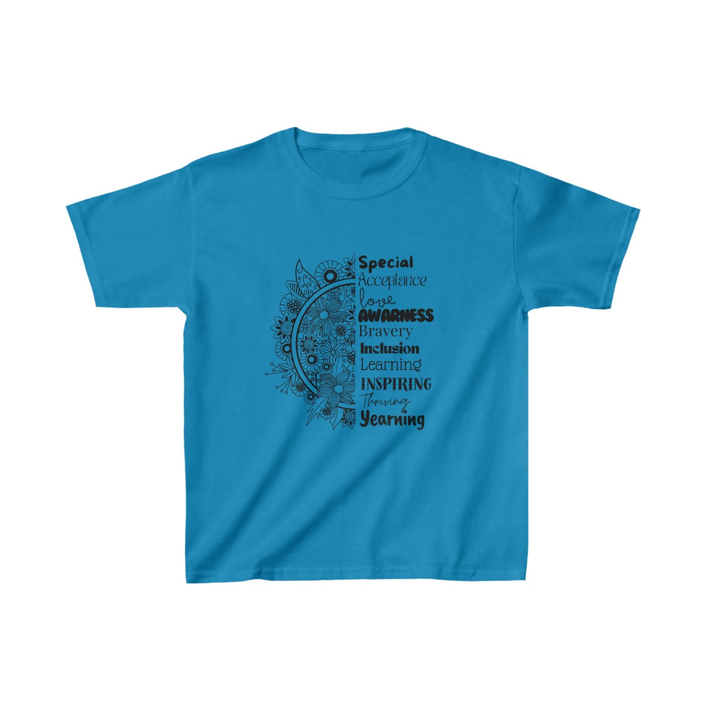 Kids Tee: SalAbility Triumph Shirt for Bravery and Inclusion