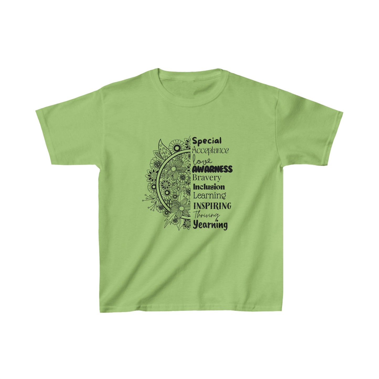 Kids Tee: SalAbility Triumph Shirt for Bravery and Inclusion