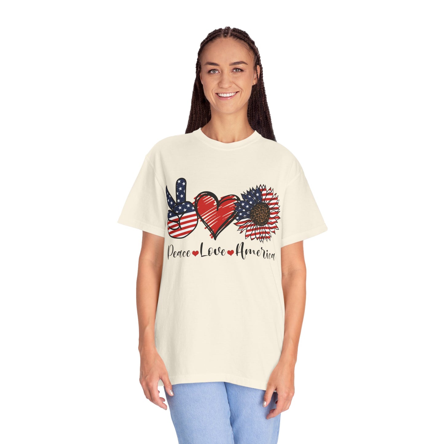 Peace. Love. America. With a Lil’ Wild Side Tee
