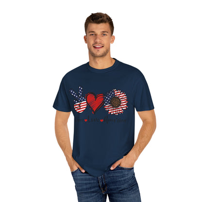 Peace. Love. America. With a Lil’ Wild Side Tee
