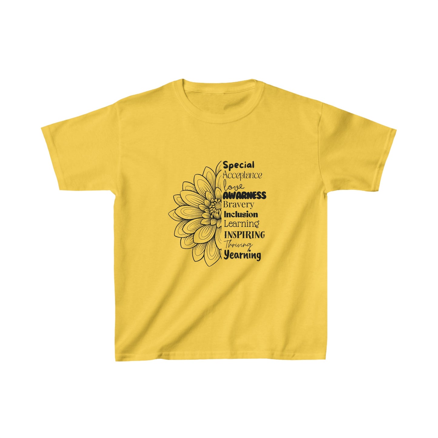 Kids Tee - SalAbility Determination Shirt for Awareness and Learning