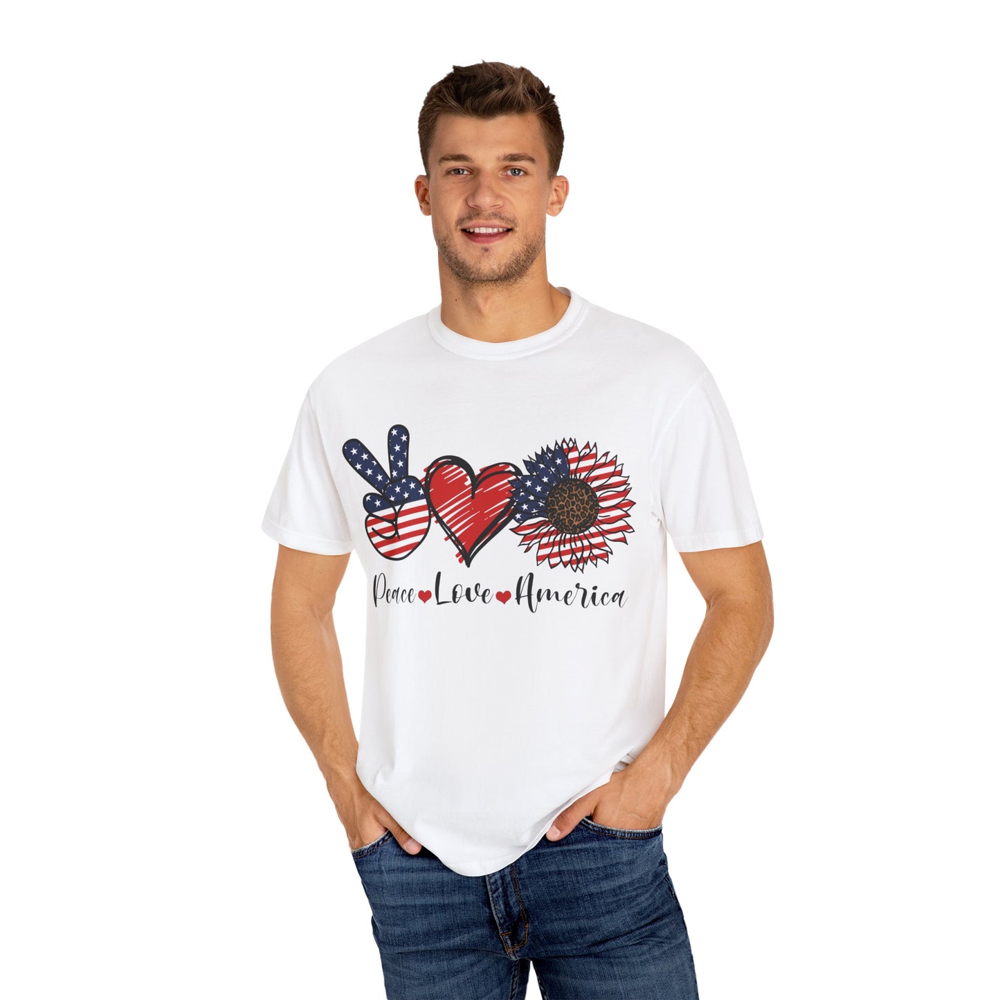 Peace. Love. America. With a Lil’ Wild Side Tee