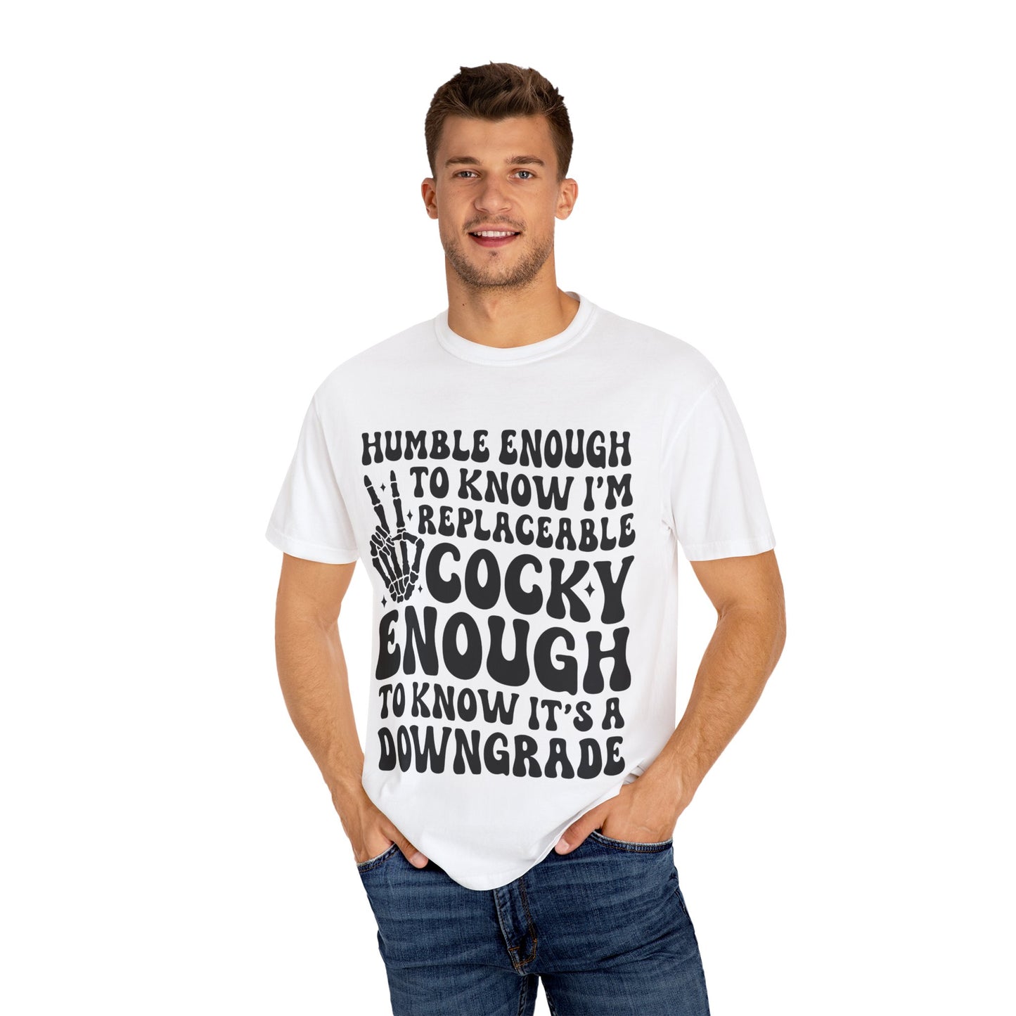 Funny Humble Cocky Skeleton Tee