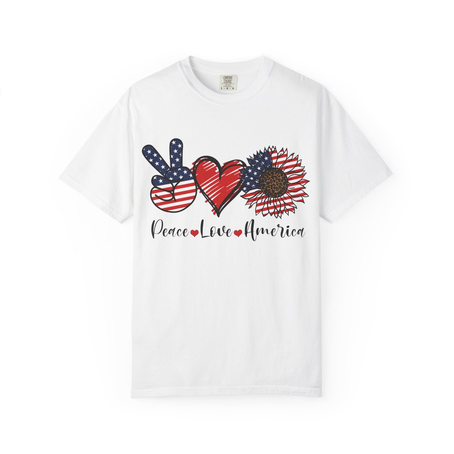 Peace. Love. America. With a Lil’ Wild Side Tee