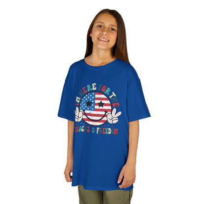 Kids American Here for the Snacks Tee