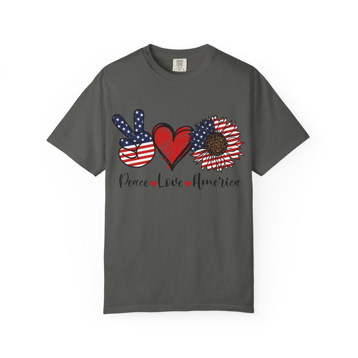 Peace. Love. America. With a Lil’ Wild Side Tee
