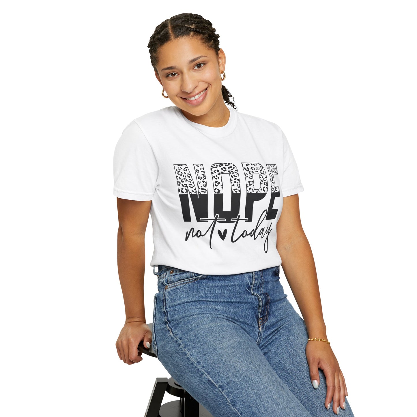 Nope. Not Today. Tee – Leopard Edition