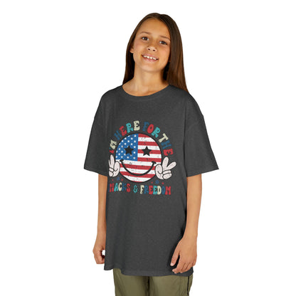 Kids American Here for the Snacks Tee