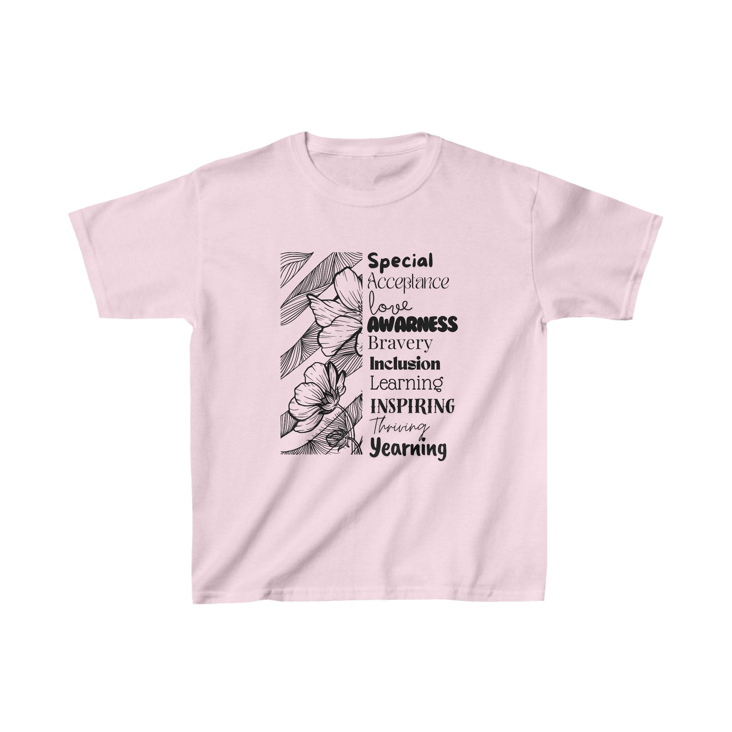 Kids Tee- SalAbility Courage and Strength Tee for Inclusion and Inspiring