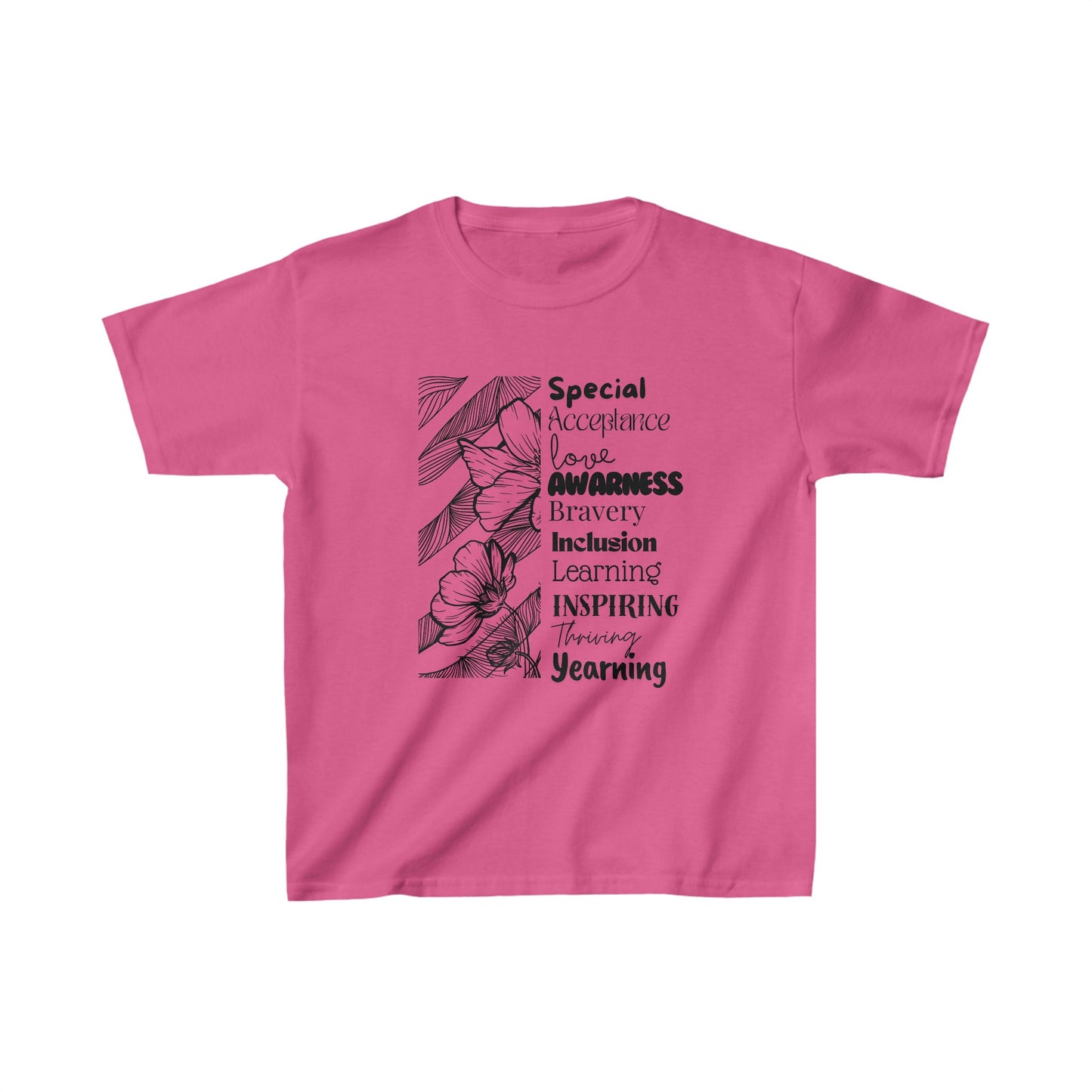 Kids Tee- SalAbility Courage and Strength Tee for Inclusion and Inspiring