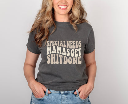 Special Needs Mama Unisex Garment-Dyed T-Shirt | Comfortable & Supportive Apparel Tik tok