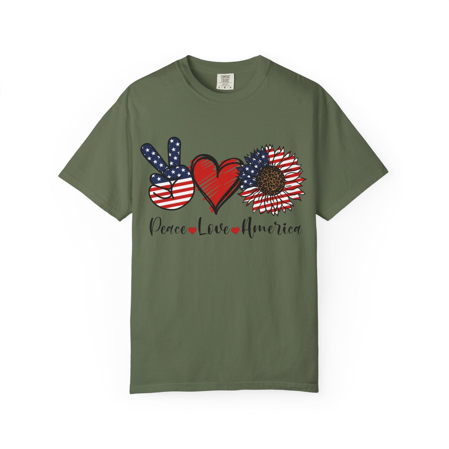 Peace. Love. America. With a Lil’ Wild Side Tee