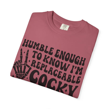 Funny Humble Cocky Skeleton Tee