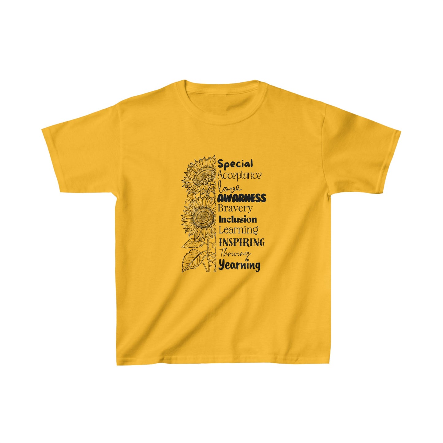 Kids Tee- SalAbility Inspirational Shirt for Thriving and Yearning