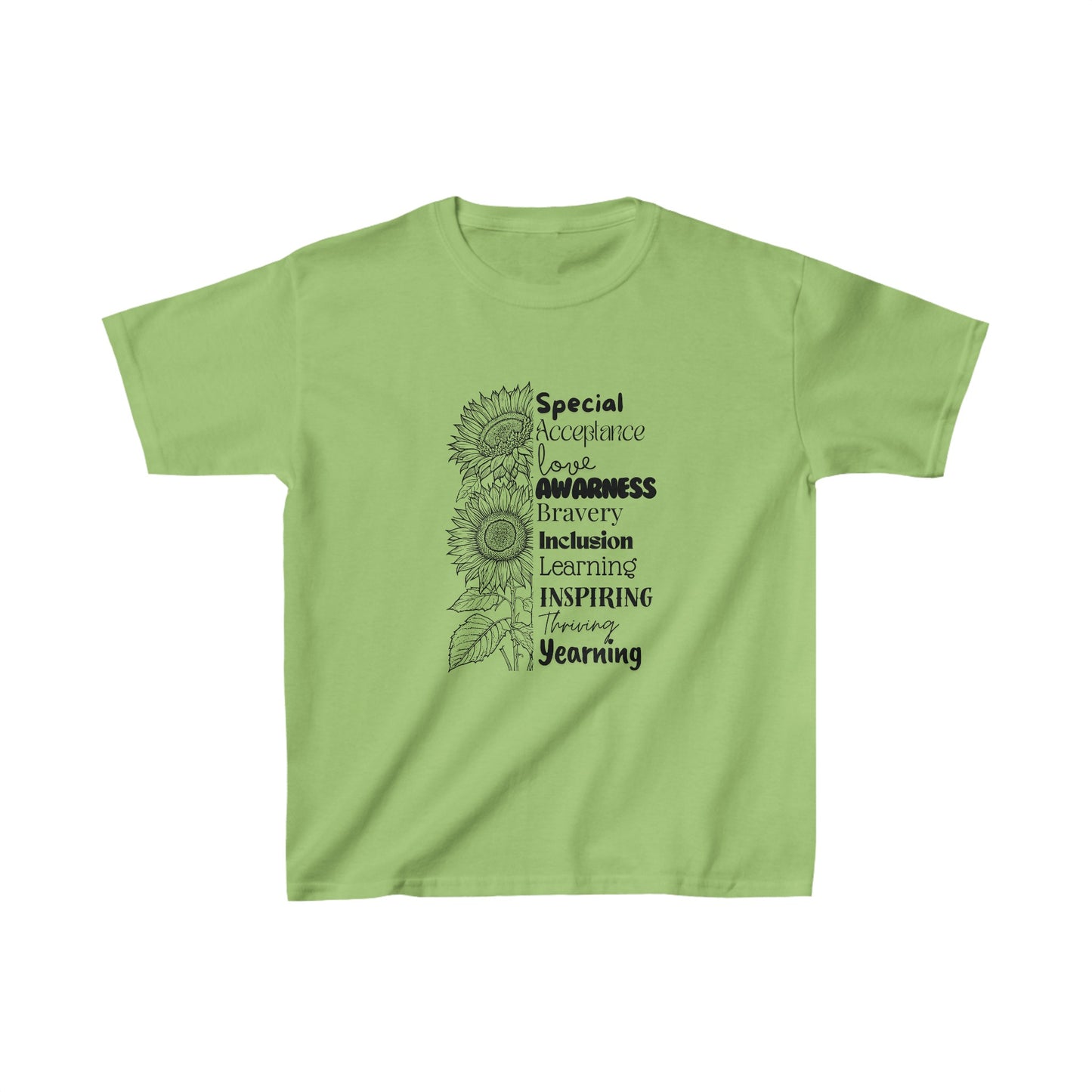 Kids Tee- SalAbility Inspirational Shirt for Thriving and Yearning