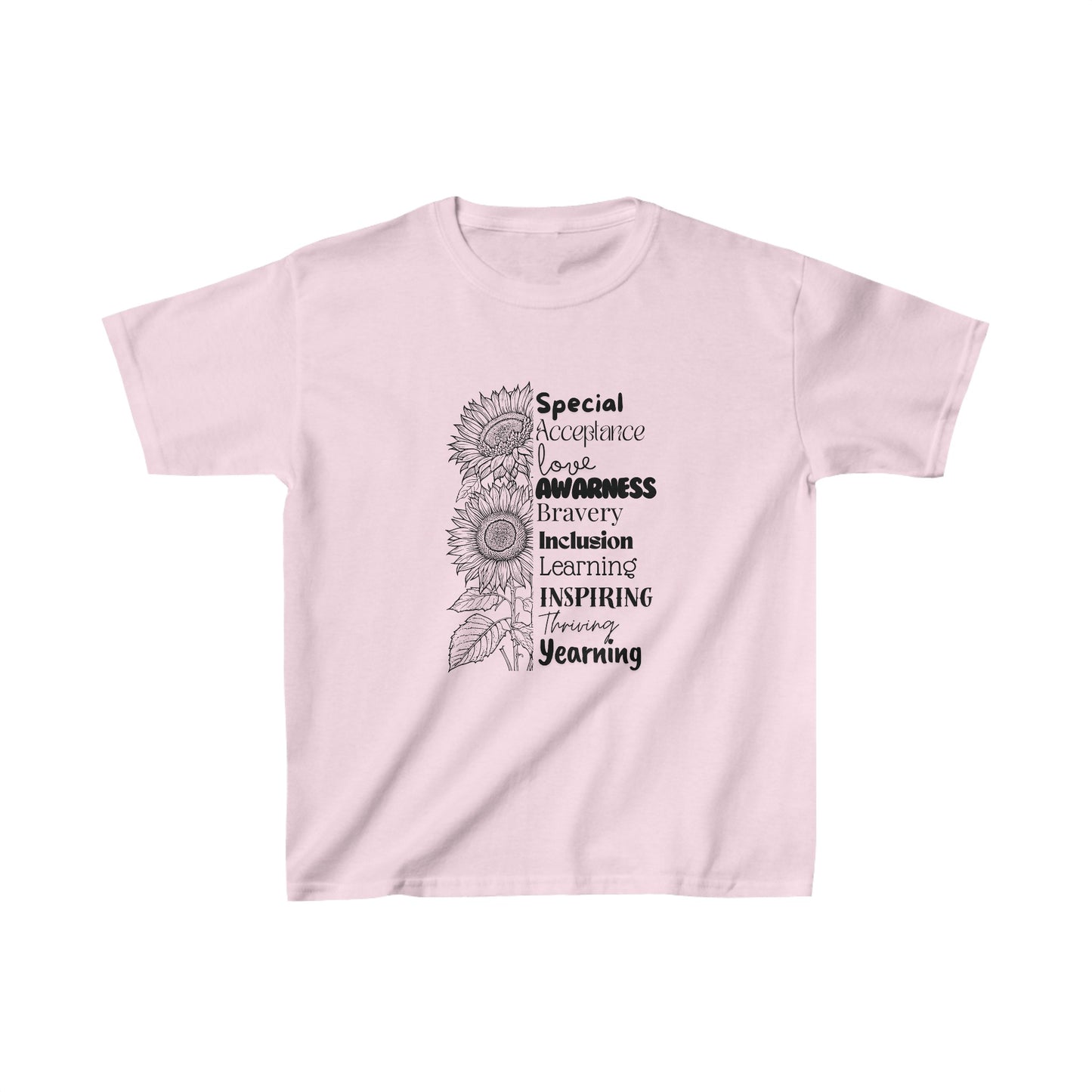 Kids Tee- SalAbility Inspirational Shirt for Thriving and Yearning