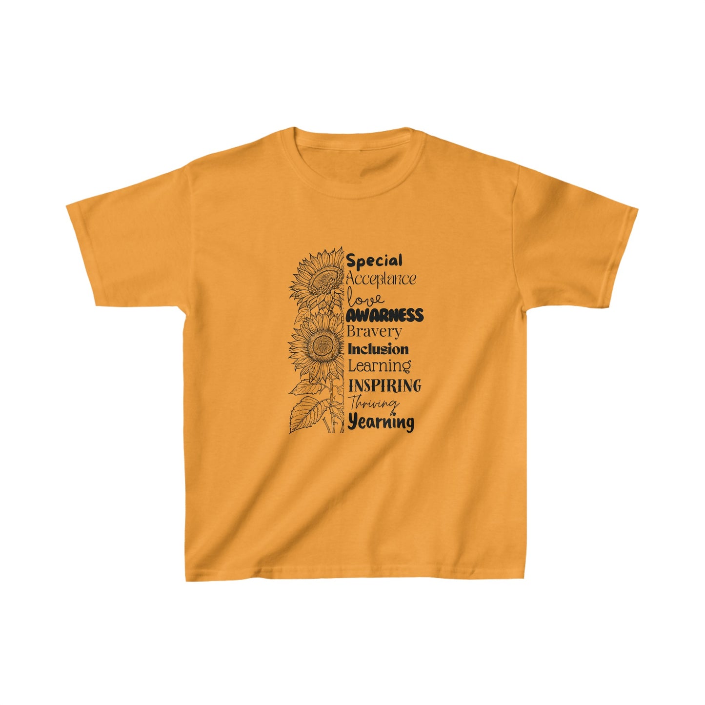 Kids Tee- SalAbility Inspirational Shirt for Thriving and Yearning